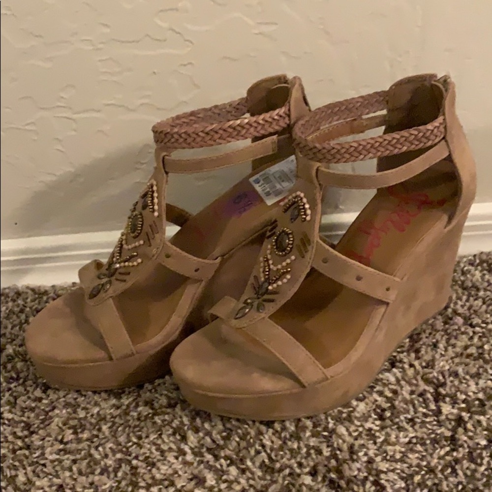 size 6.5 wedges,  never been worn